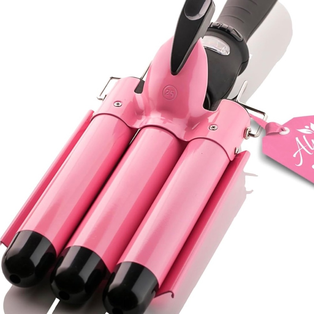 New Alure 3 barrel curling iron wand with temp display.